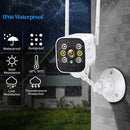 2K luz dupla colorida visão noturna detecção de corpo rastreamento automático câmera de vigilância externa sem fio icsee