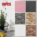 10 pegatinas de pared autoadhesivas de espuma anticolisión, impermeables, para decoración de pared del hogar, sala de estar, dormitorio y cocina.