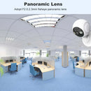 3mp casa cubo wifi câmera panorâmica hd 180 °  câmera de segurança de detecção de corpo