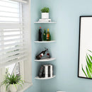 1/2/3pcs Prateleira triangular montada na parede Banheiro Organizador Acessórios Quarto Decoração de parede Divisória Pendurada Estante de parede