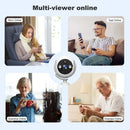 3mp casa cubo wifi câmera panorâmica hd 180 °  câmera de segurança de detecção de corpo