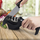 Afilador Profesional con Mango Ergonómico de Uso Manual para Afilar y Pulir Cuchillos